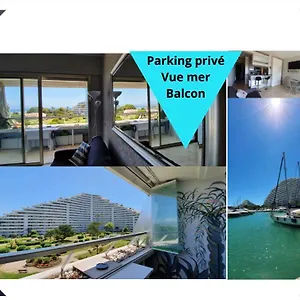 Lovely In Marina Baie Des Anges- Baronnet - Sew View, Free Parking Spaces On Site, Restaurants, Beach, Supermarket Villeneuve-Loubet